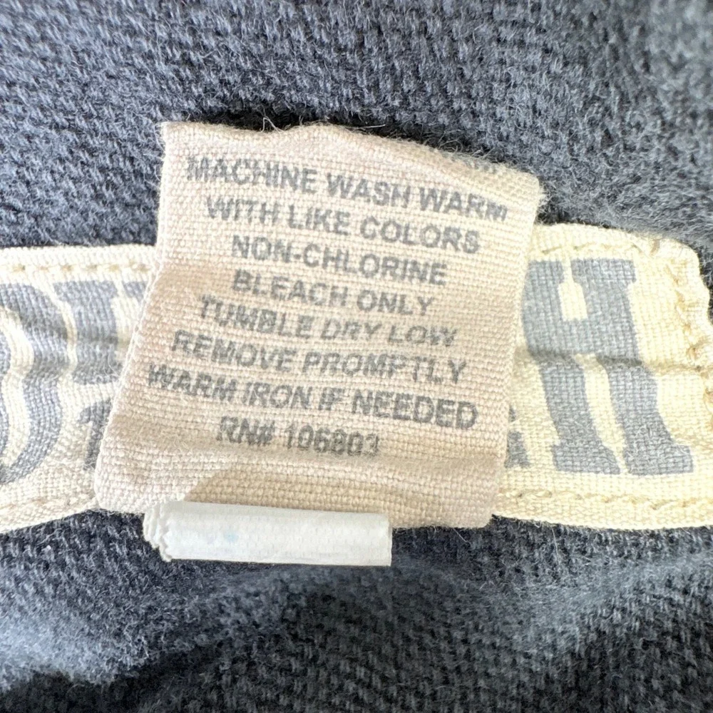 Duluth Trading Co Mens 42x32 Black Fire Hose Cargo Work Pants Faded Actual 39x29
